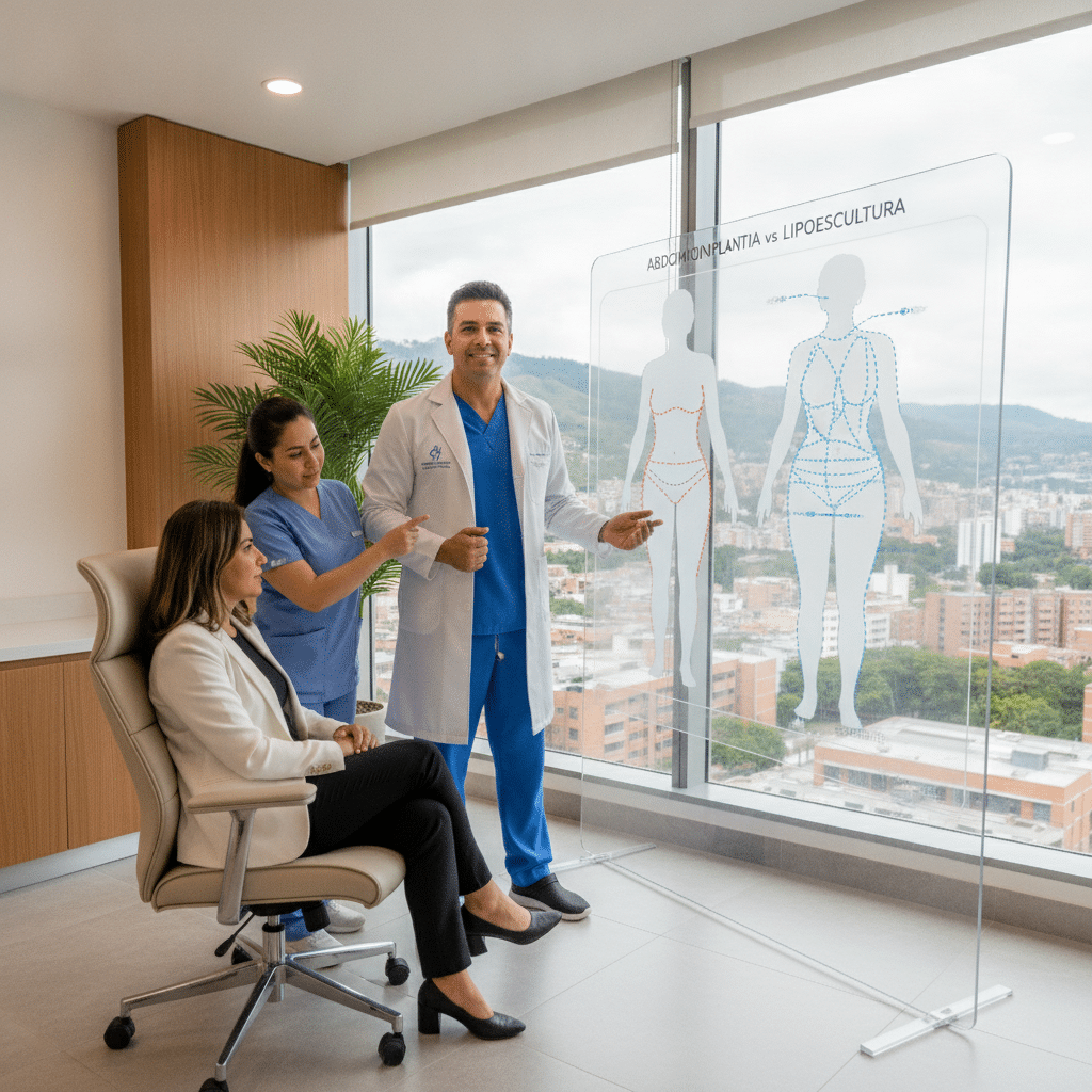 abdominoplastia vs lipoescultura